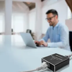 Switch niezarządzalny Qoltec mini rozdzielacz splitter | PartsPC.pl