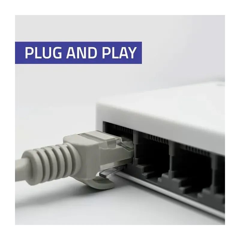 Switch niezarządzalny Qoltec przełącznik sieciowy 8 x | PartsPC.pl