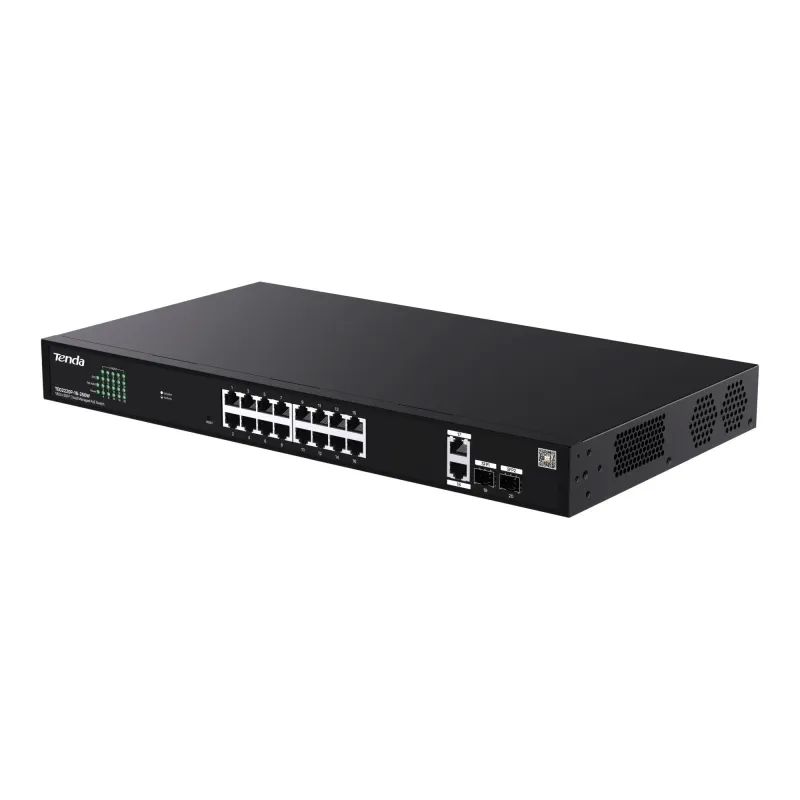 Switch zarządzalny Tenda TEG2220P-16-250W 18GE+2SFP PoE | PartsPC.pl