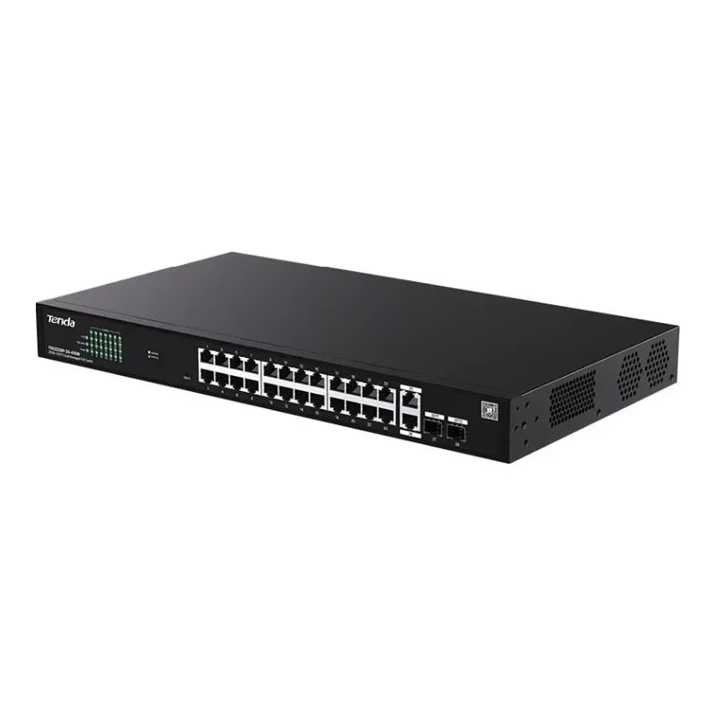 Switch zarządzalny Tenda TEG2228P-24-410W 26x1GbE + 2SFP | PartsPC.pl