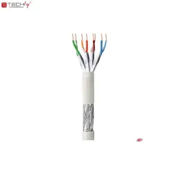 Kabel instalacyjny TechlyPro skrętka Cat6 S/FTP drut, | PartsPC.pl