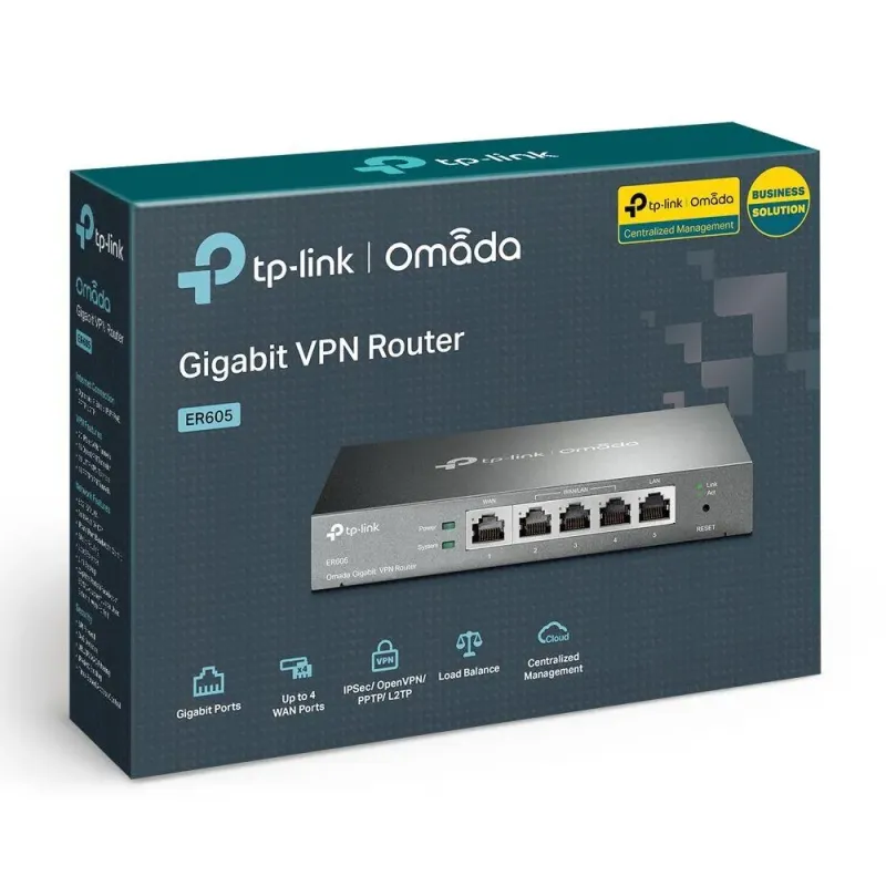 Router TP-Link ER605 (TL-R605) 1000Mbps 1xLAN, 1xWAN, | PartsPC.pl