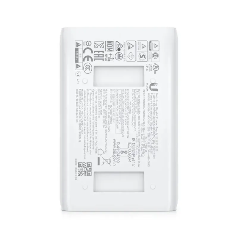 Zasilacz UBIQUITI U-POE-AT-EU PoE+ 30W 48V 0,65A Gigabit | PartsPC.pl