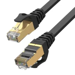 Patchcord UNITEK C1897BK-1M płaski Ethernet Cat.7, 1m | PartsPC.pl