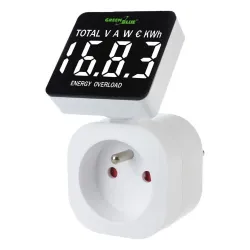 Miernik energii GreenBlue, watomierz, 16A, max. 3680W,... | PartsPC.pl