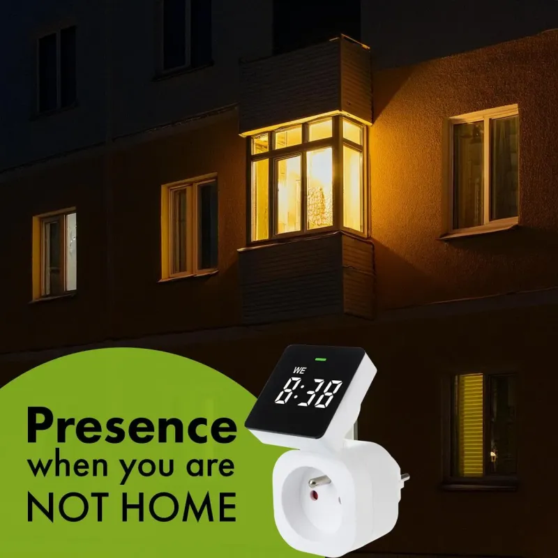 Włącznik czasowy - timer cyfrowy GreenBlue, max. | PartsPC.pl