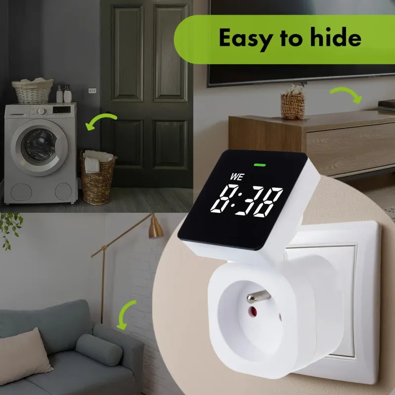 Włącznik czasowy - timer cyfrowy GreenBlue, max. | PartsPC.pl