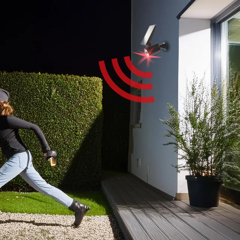 Atrapa kamery Maclean SOL1801S, solarna, migająca dioda, | PartsPC.pl