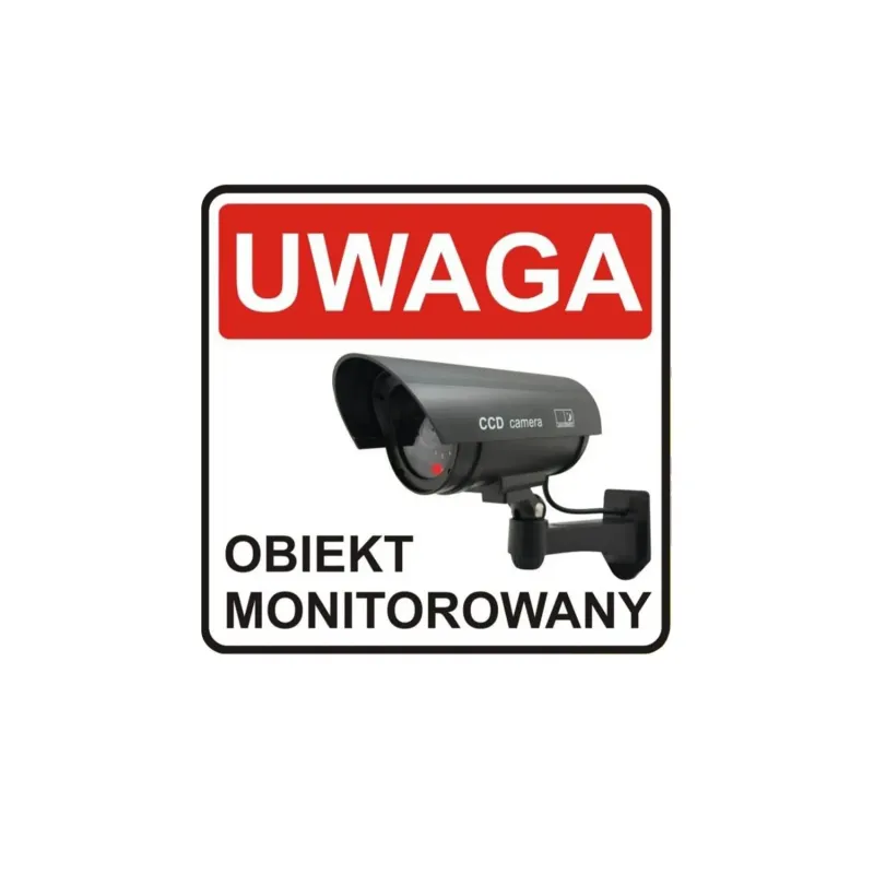 Atrapa kamery Maclean SOL1801S, solarna, migająca dioda, | PartsPC.pl