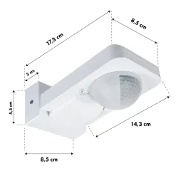 Czujnik ruchu na podczerwień Maclean MCE243 IP65 max 2... | PartsPC.pl