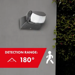 Czujnik ruchu PIR Maclean, na podczerwień, IP65, szary, | PartsPC.pl