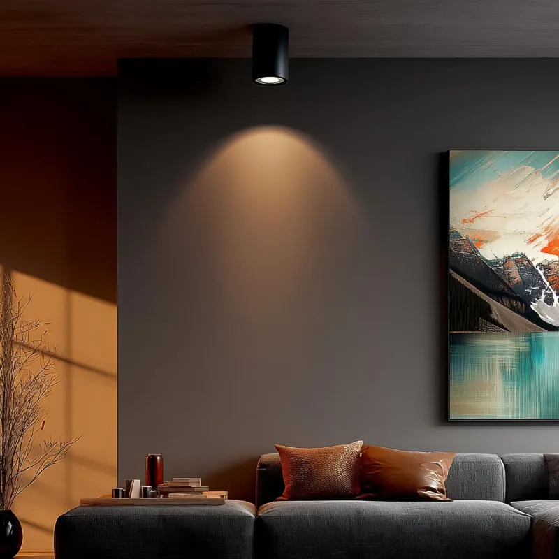 Oprawa natynkowa halogenowa Maclean GU10 MCE422 B czarna