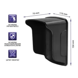 Daszek ochronny Qoltec do zamka szyfrowego | PartsPC.pl