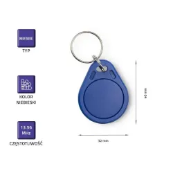 Brelok zbliżeniowy Qoltec Mifare 13.56 MHz | 10szt. | PartsPC.pl