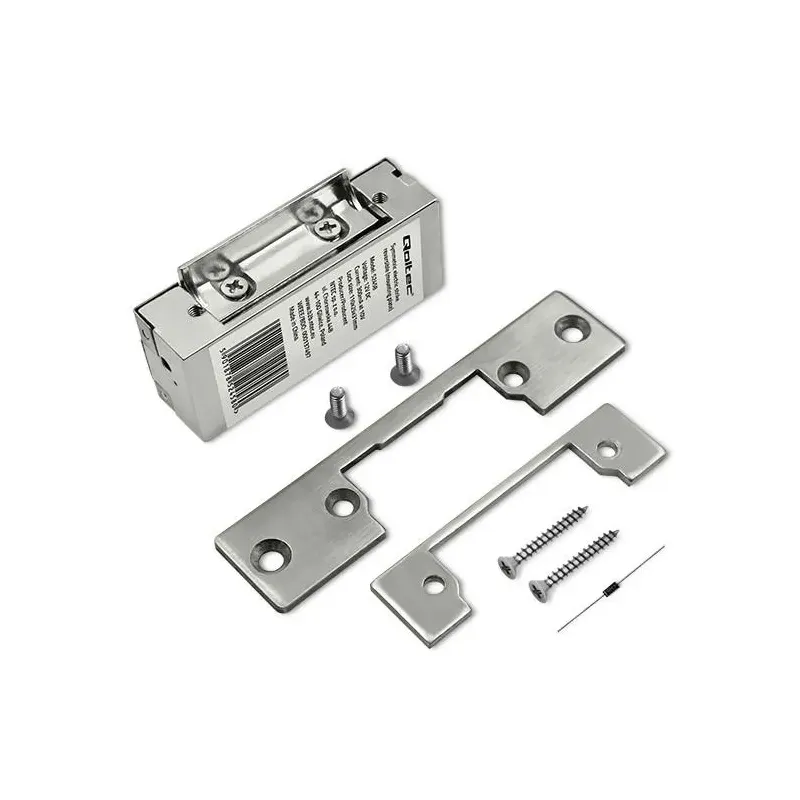 Elektrozaczep Qoltec symetryczny rewersyjny | 300mA | 12V | PartsPC.pl