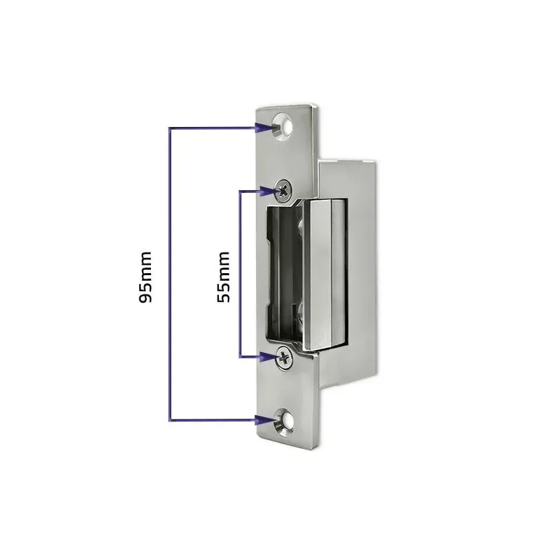 Elektrozaczep Qoltec symetryczny rewersyjny | 300mA | 12V | PartsPC.pl