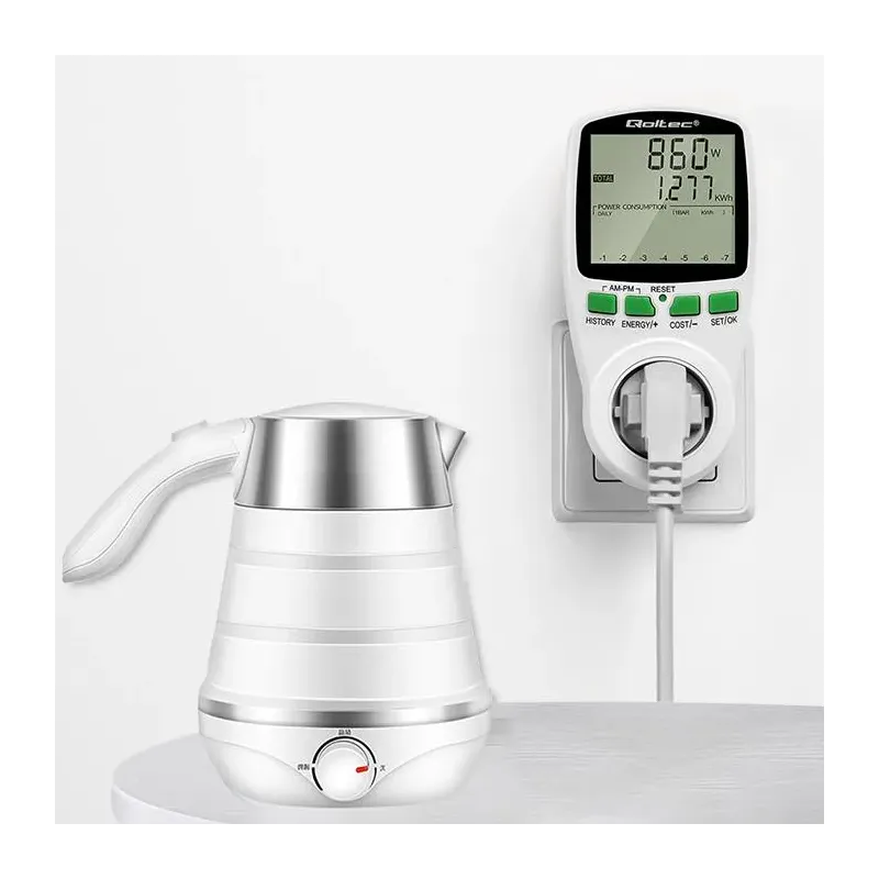 Watomierz Qoltec Licznik zużycia energii PM0627 z... | PartsPC.pl