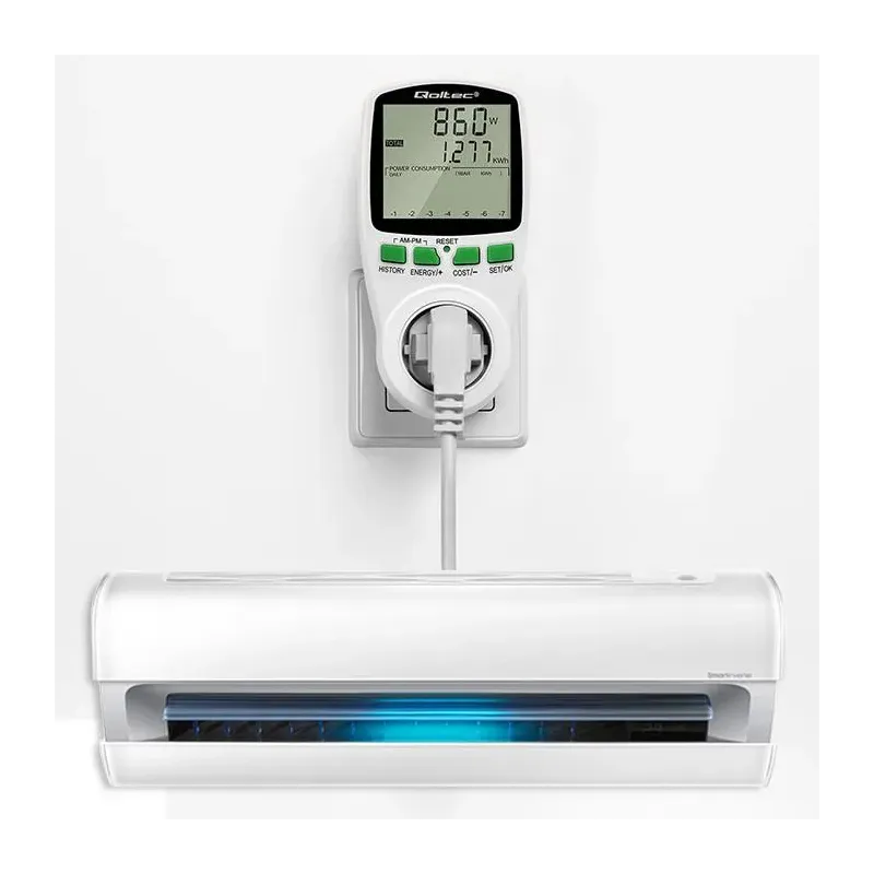 Watomierz Qoltec Licznik zużycia energii PM0627 z... | PartsPC.pl