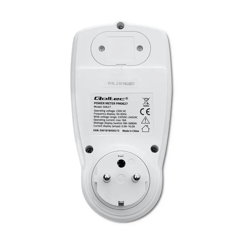 Watomierz Qoltec Licznik zużycia energii PM0627 z... | PartsPC.pl