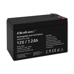 Akumulator AGM Qoltec 12V | 7.2Ah | PartsPC.pl