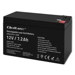 Akumulator AGM Qoltec 12V | 7.2Ah | PartsPC.pl
