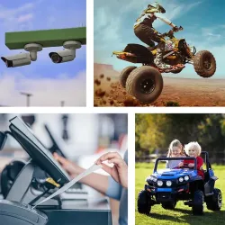 Akumulator AGM Qoltec 12V | 7Ah | Security | PartsPC.pl