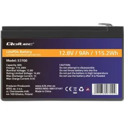 Akumulator LiFePO4 Qoltec Litowo-Żelazowo-Fosforanowy | | PartsPC.pl