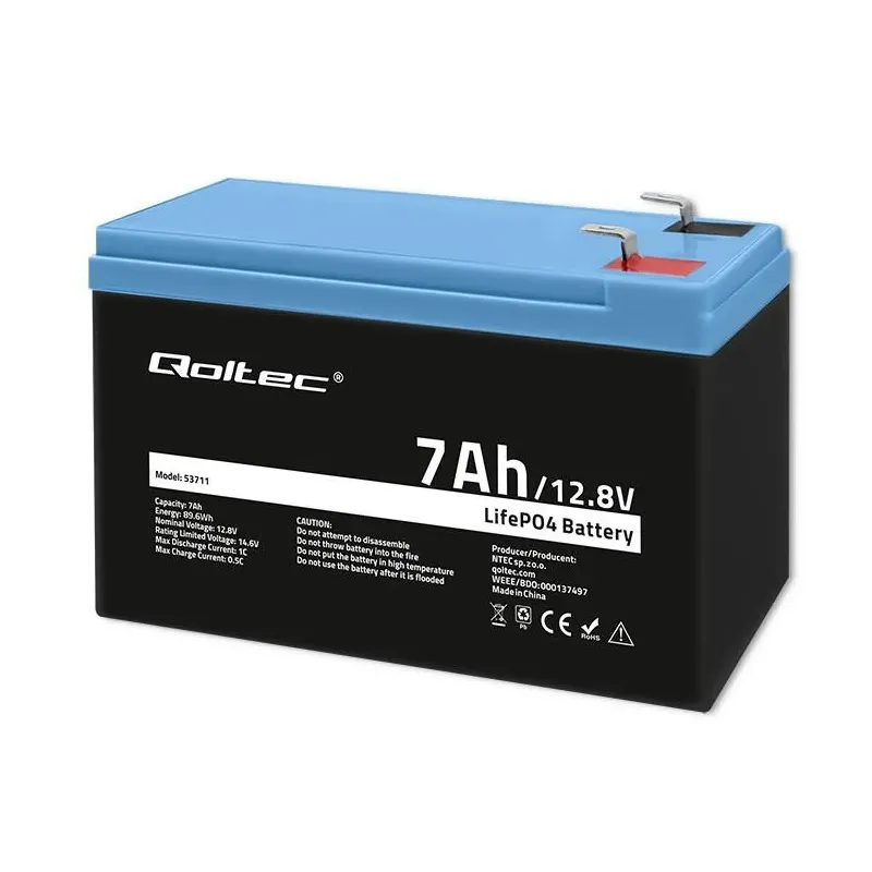 Akumulator LiFePO4 Qoltec Litowo-Żelazowo-Fosforanowy | | PartsPC.pl