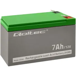 Akumulator AGM Qoltec 12V | 7Ah | PartsPC.pl