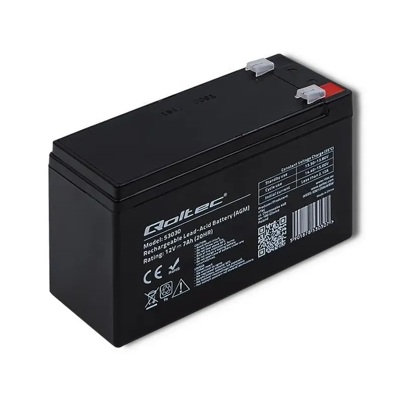 Akumulator AGM Qoltec 12V | 7Ah | PartsPC.pl