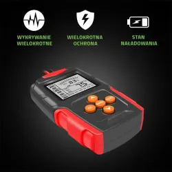 Tester cyfrowy Qoltec akumulatora z wyświetlaczem LCD | | PartsPC.pl