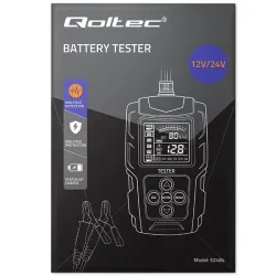 Tester cyfrowy Qoltec akumulatora z wyświetlaczem LCD | | PartsPC.pl