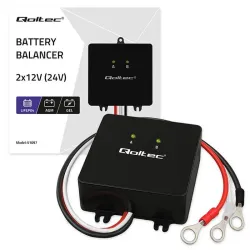 Balanser napięcia Qoltec 24V do akumulatorów 2x12V | 5A | PartsPC.pl
