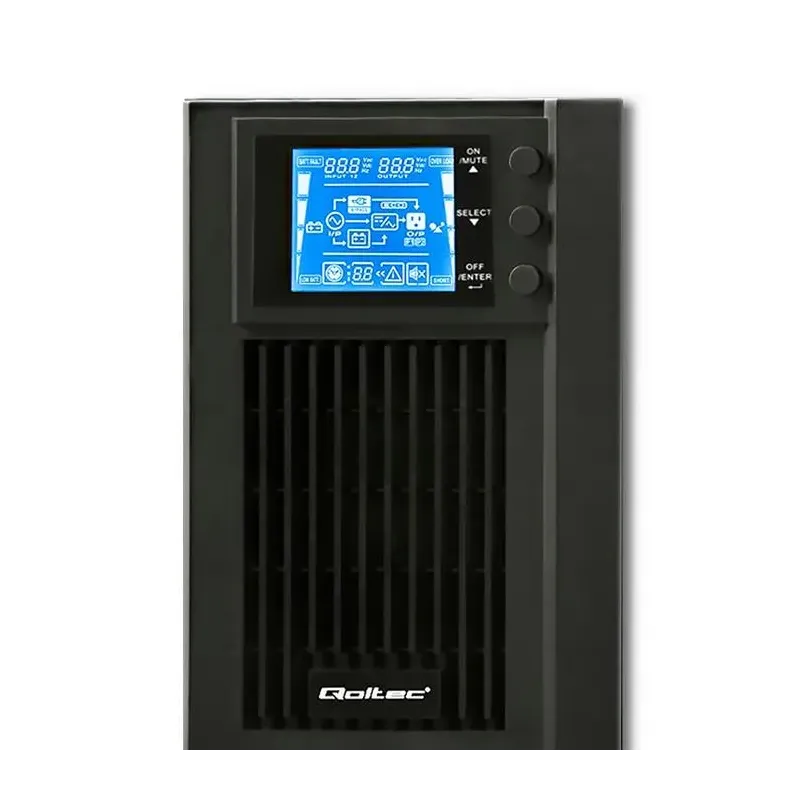 Zasilacz awaryjny UPS Qoltec | On-line | Pure Sine Wave | PartsPC.pl