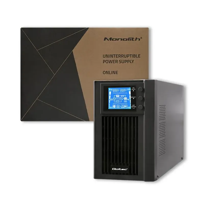 Zasilacz awaryjny UPS Qoltec | On-line | Pure Sine Wave | PartsPC.pl