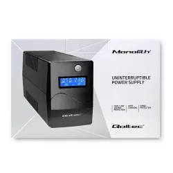 Zasilacz awaryjny UPS Qoltec Monolith | 1000VA | 600W |... | PartsPC.pl