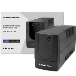 Zasilacz awaryjny UPS Qoltec Monolith | 650VA | 360W | PartsPC.pl