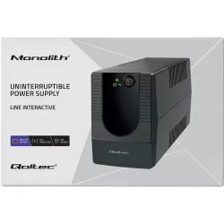 Zasilacz awaryjny UPS Qoltec Monolith | 1000VA | 600W | PartsPC.pl