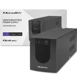 Zasilacz awaryjny UPS Qoltec Monolith | 1200VA | 720W | PartsPC.pl