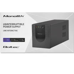 Zasilacz awaryjny UPS Qoltec Monolith | 1500VA | 900W | PartsPC.pl