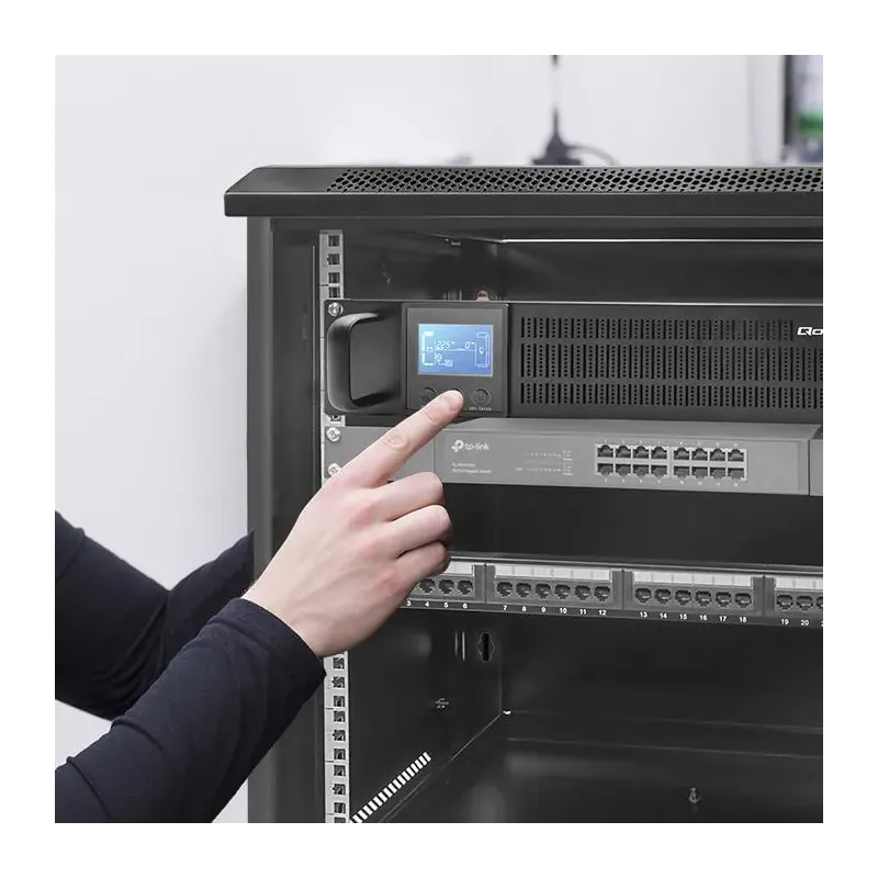 Zasilacz awaryjny UPS Qoltec RACK | 1kVA | 800W | LCD | PartsPC.pl