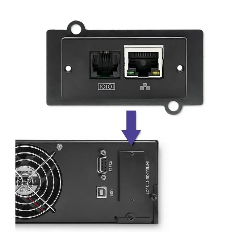 Zasilacz awaryjny UPS Qoltec RACK | 1kVA | 800W | LCD | PartsPC.pl