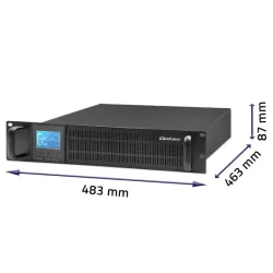 Zasilacz awaryjny UPS Qoltec RACK | 1kVA | 800W | LCD | PartsPC.pl