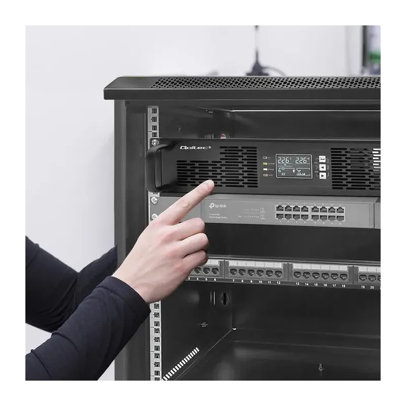 Zasilacz awaryjny UPS Qoltec do RACK | 2kVA | 2000W | | PartsPC.pl