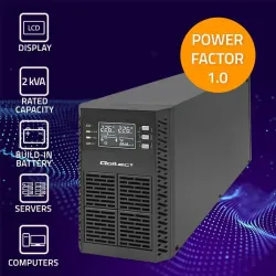 Zasilacz awaryjny UPS Qoltec 2kVA | 2000W | Power Factor | PartsPC.pl