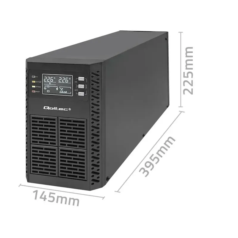 Zasilacz awaryjny UPS Qoltec 2kVA | 2000W | Power Factor | PartsPC.pl