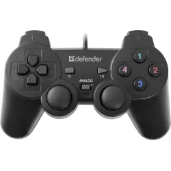 Gamepad przewodowy Defender OMEGA, efekt wibracji, USB | PartsPC.pl