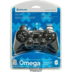 Gamepad przewodowy Defender OMEGA, efekt wibracji, USB | PartsPC.pl