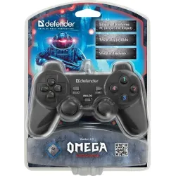 Gamepad przewodowy Defender OMEGA, efekt wibracji, USB | PartsPC.pl