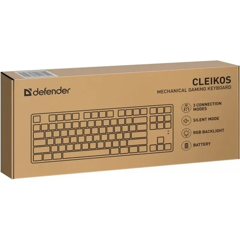 Klawiatura bezprzewodowa Defender CLEIKOS GK-135 | PartsPC.pl